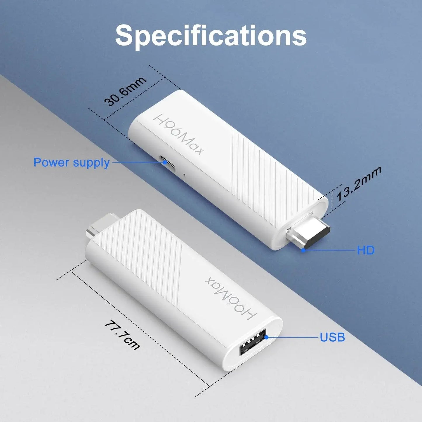 H96 MAX Android TV Stick Allwinner H313 with 2.4G Wifi 5G