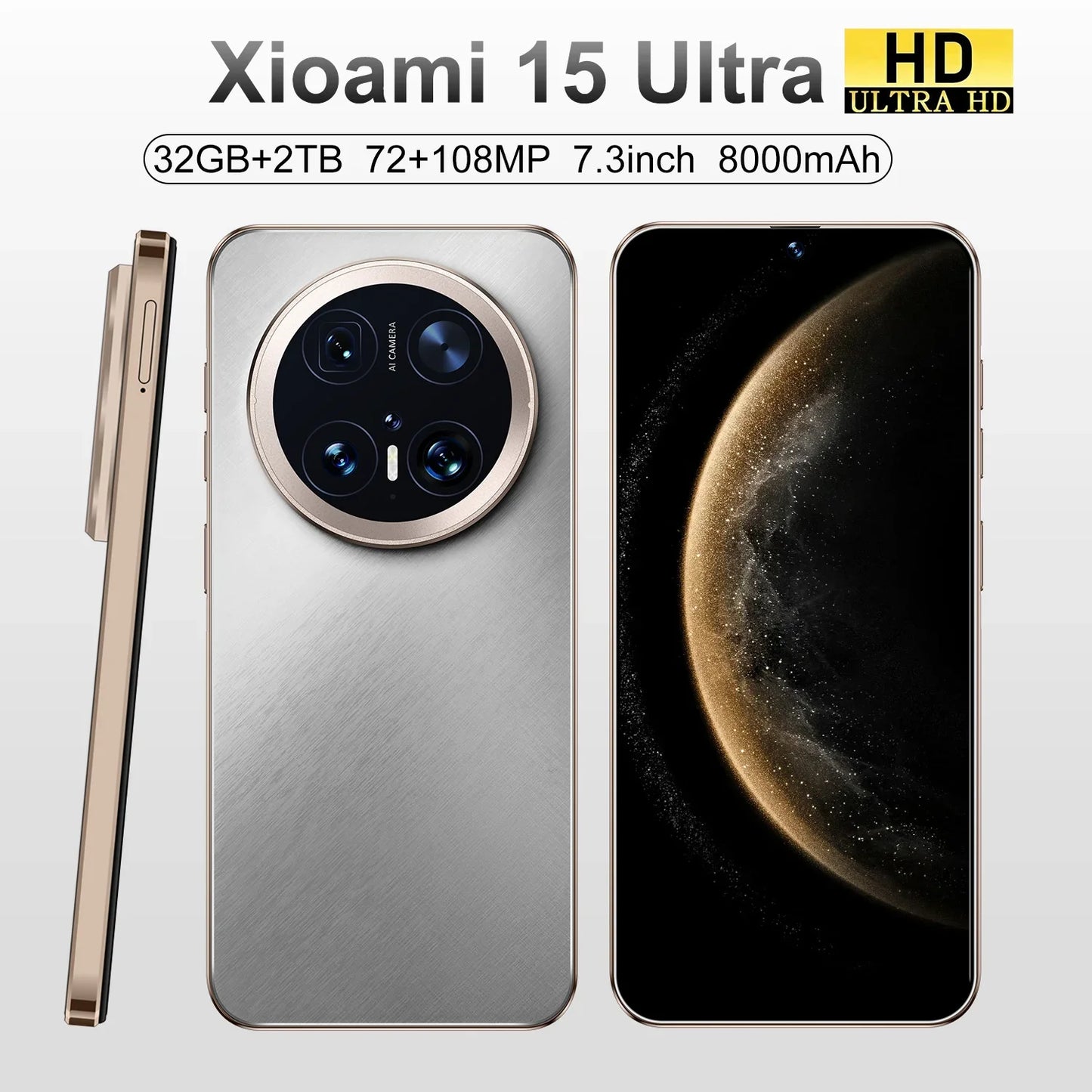 2025 NEW Xioami 15 Ultra HOT Original Smartphone 6.8 inch New Full Screen 4G 5G
