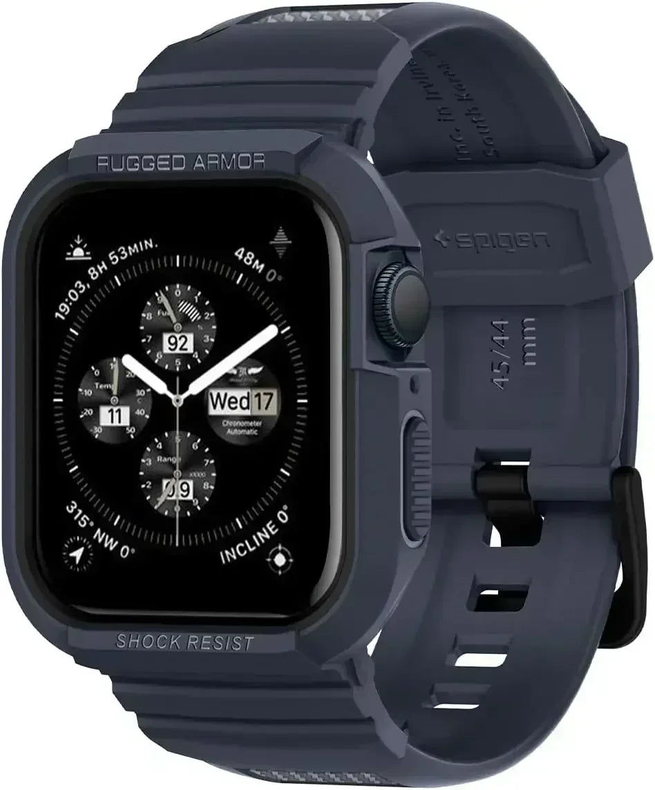 Rugged Armor Pro Designed for Apple Watch Ultra 2 Rubber Case with Band