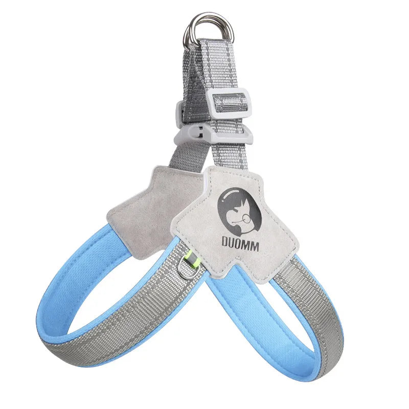 Dog Harness Adjustable Pet Harness Vest For Small Large Dogs Cats Reflective Mesh