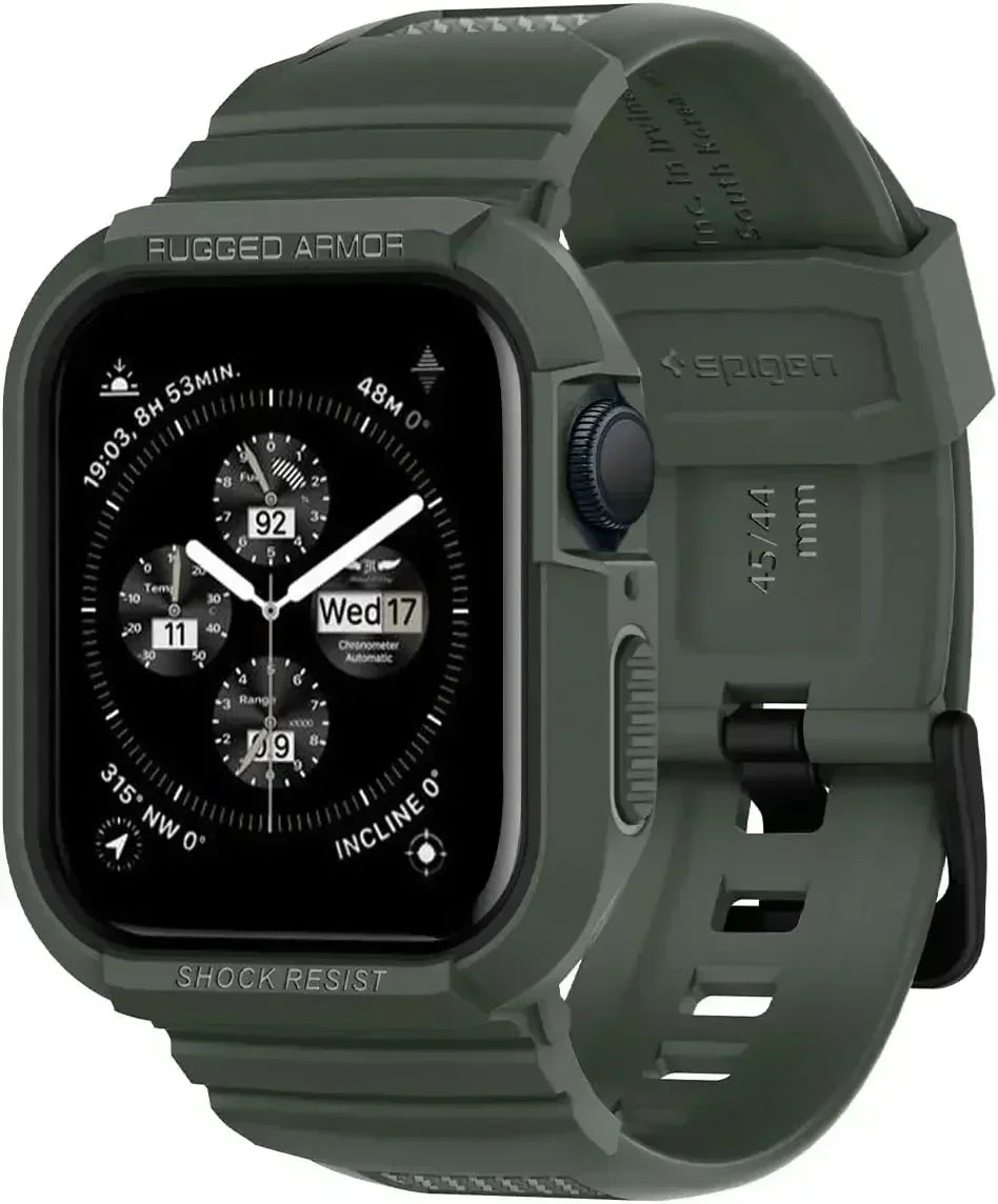 Rugged Armor Pro Designed for Apple Watch Ultra 2 Rubber Case with Band