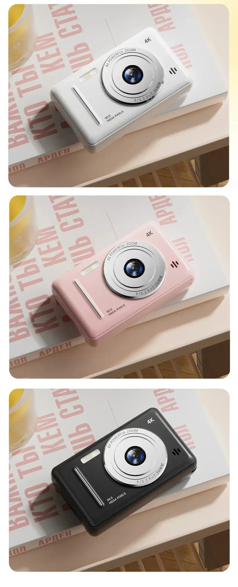Xiaomi Mijia 4K Digital Camera Dual Camera Flash 50 Million Hd Pixel Pixel Retro - Loja Manuel Coelho