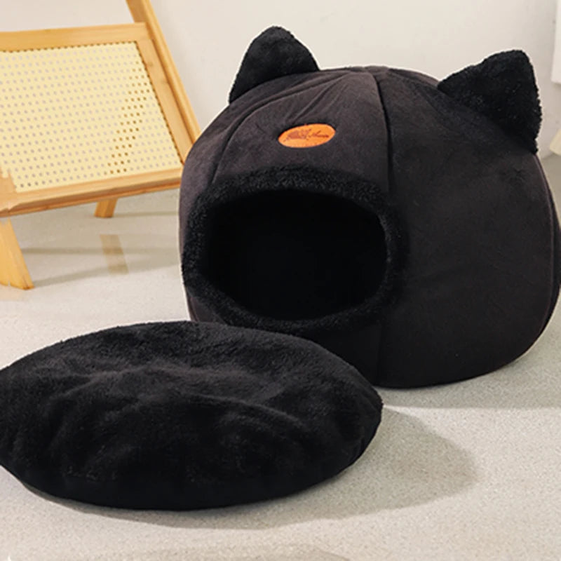 New Deep Sleep Comfort In Winter Cat Bed Iittle Mat Basket Small Dog House
