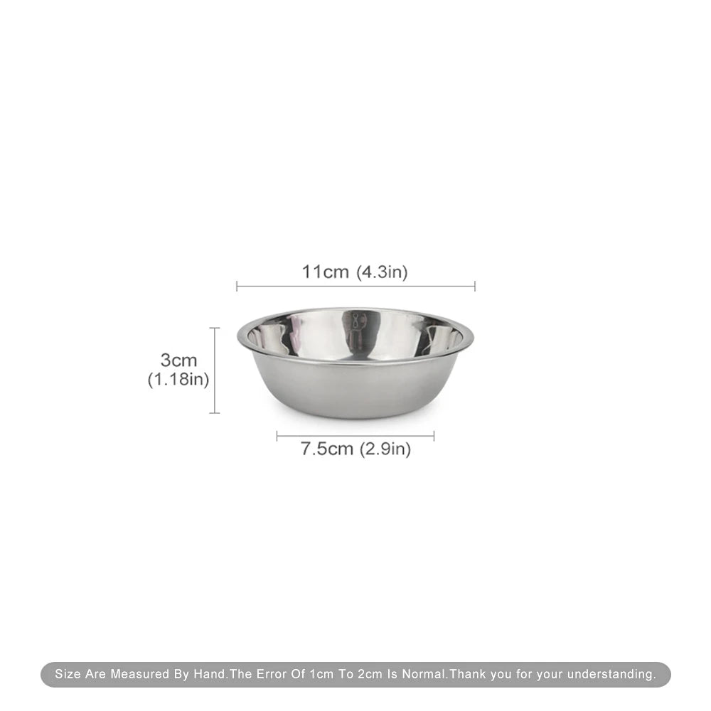 Dog Bowl Stainless Steel Pet Feeding Bowl Cat Food Drinking