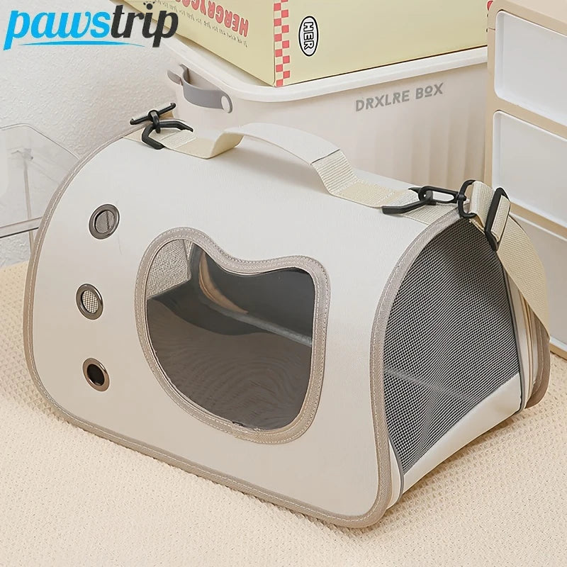 Portable Pet Carrier Bag for Small Dogs Cats Outdoor Foldable Cat Bag Breathable