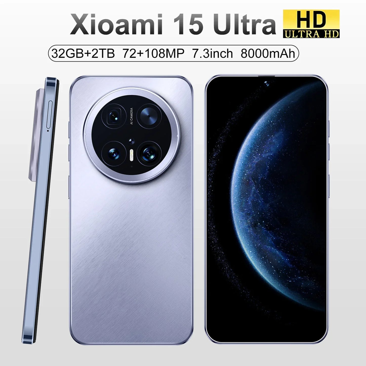 2025 NEW Xioami 15 Ultra HOT Original Smartphone 6.8 inch New Full Screen 4G 5G