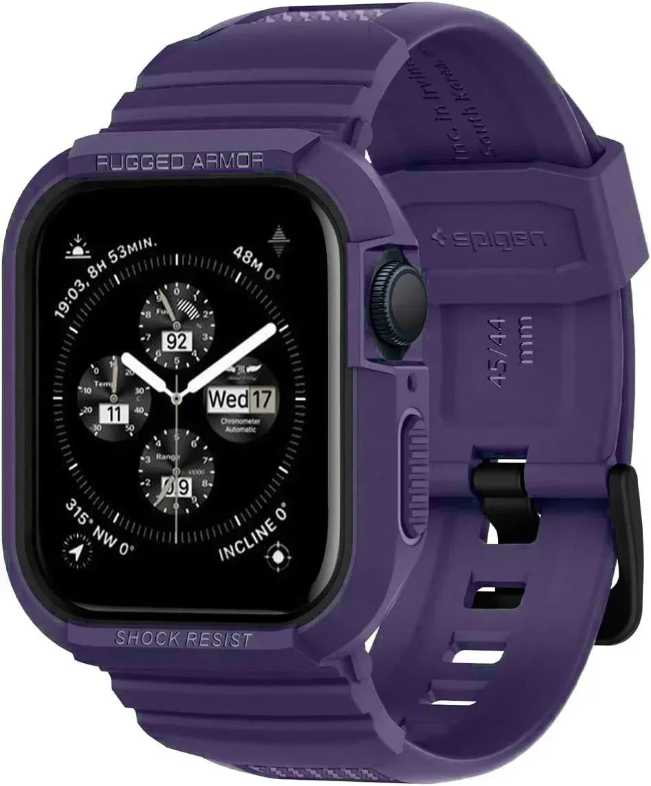 Rugged Armor Pro Designed for Apple Watch Ultra 2 Rubber Case with Band