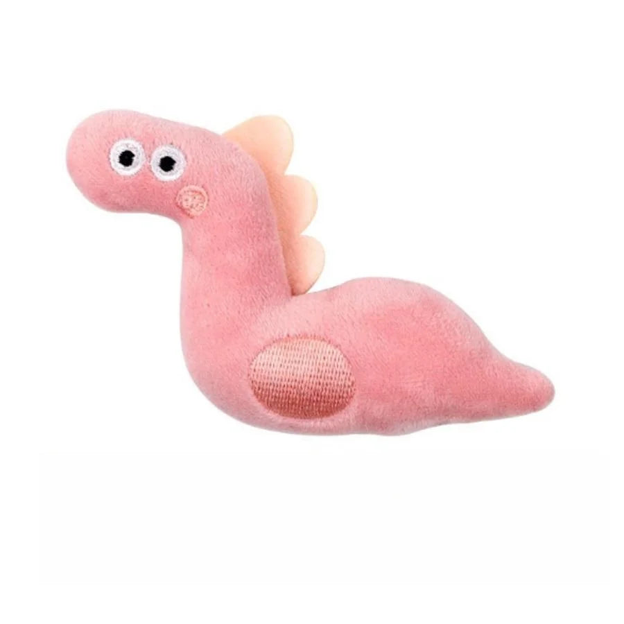 Pet Molar Bite toy Cartoon Stuffed Animal Cute Plush Cat Chew Toy