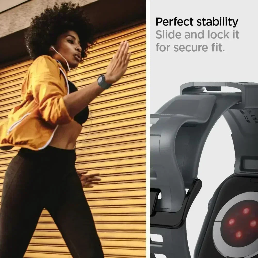 Rugged Armor Pro Designed for Apple Watch Ultra 2 Rubber Case with Band