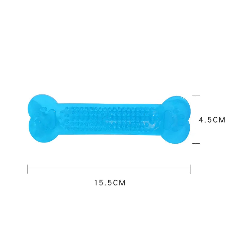 Hot Sale Pet Dog Chew Toys Rubber Bone Toy Aggressive Chewers Dog Toothbrush