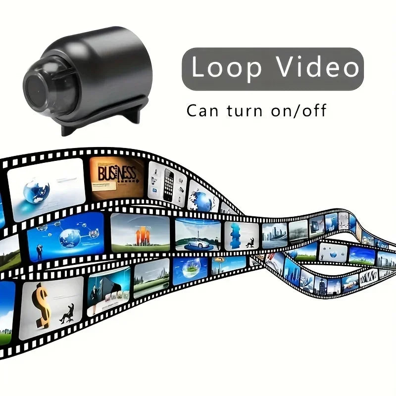 1080P HD Mini WiFi Camera Indoor Safety Security Surveillance Baby Monitor Night Vision - Loja Manuel Coelho