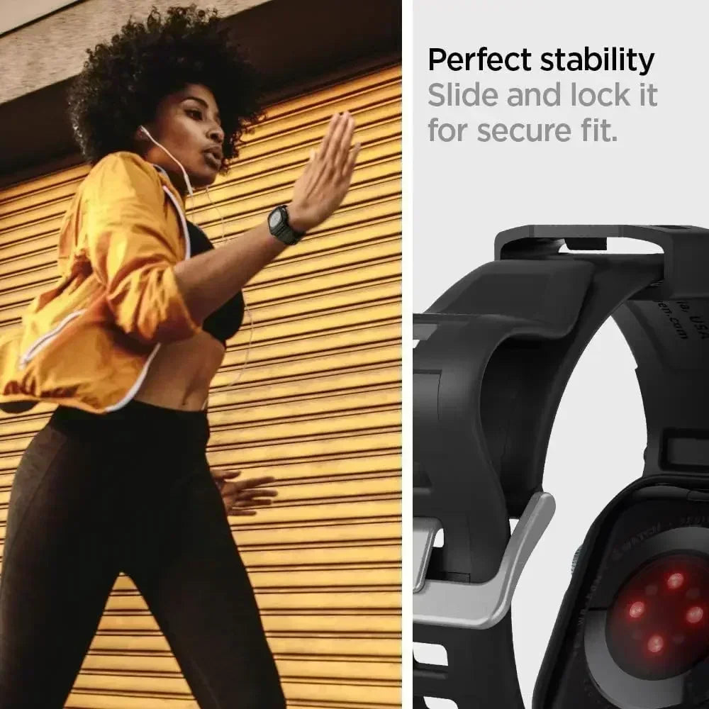 Rugged Armor Pro Designed for Apple Watch Ultra 2 Rubber Case with Band