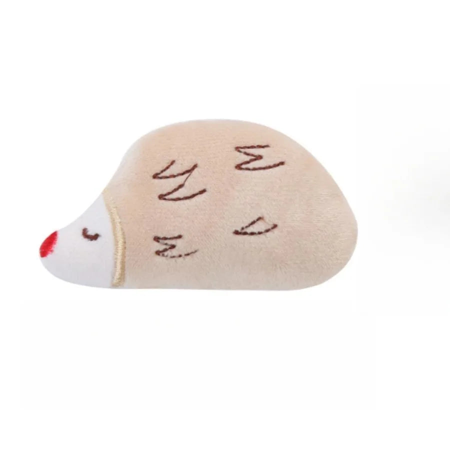 Pet Molar Bite toy Cartoon Stuffed Animal Cute Plush Cat Chew Toy