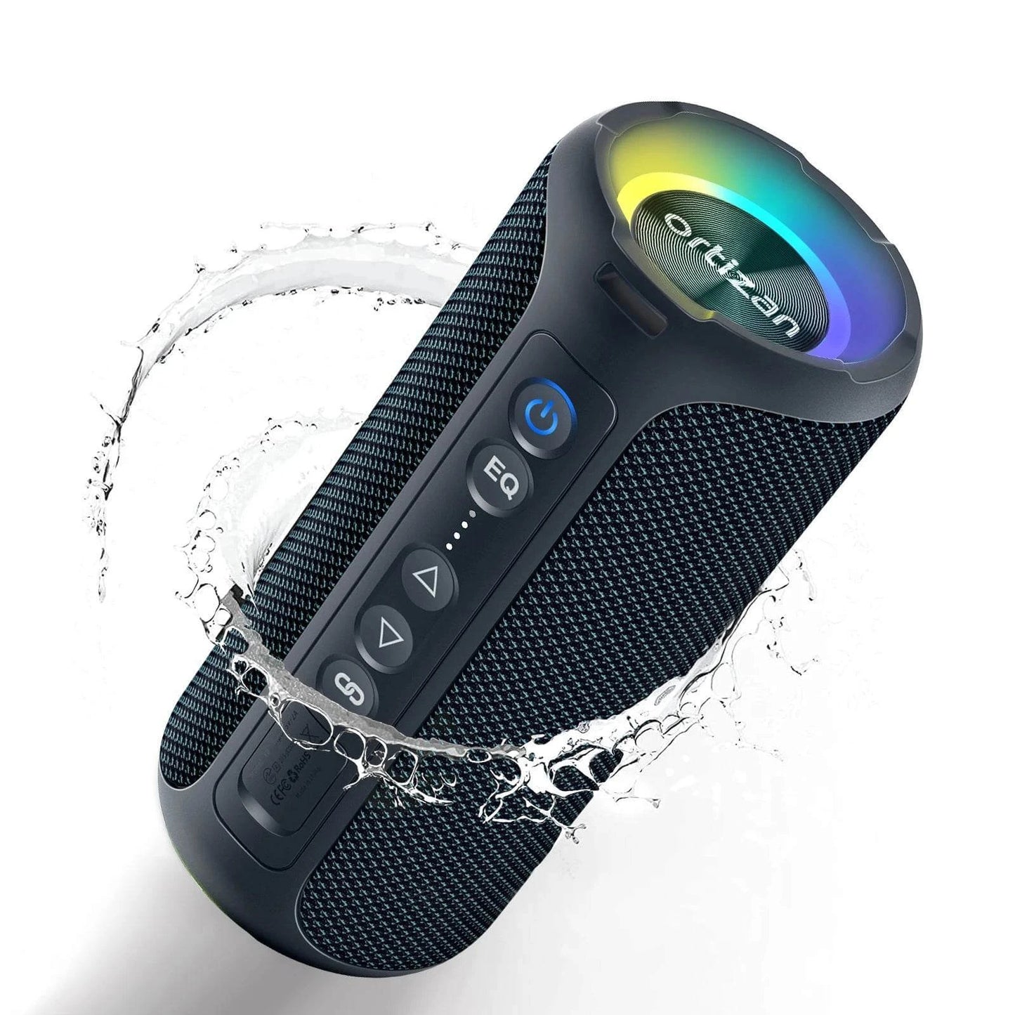 Ortizan Bluetooth Speakers 40W Enhanced Bass Portable Outdoor Wireless