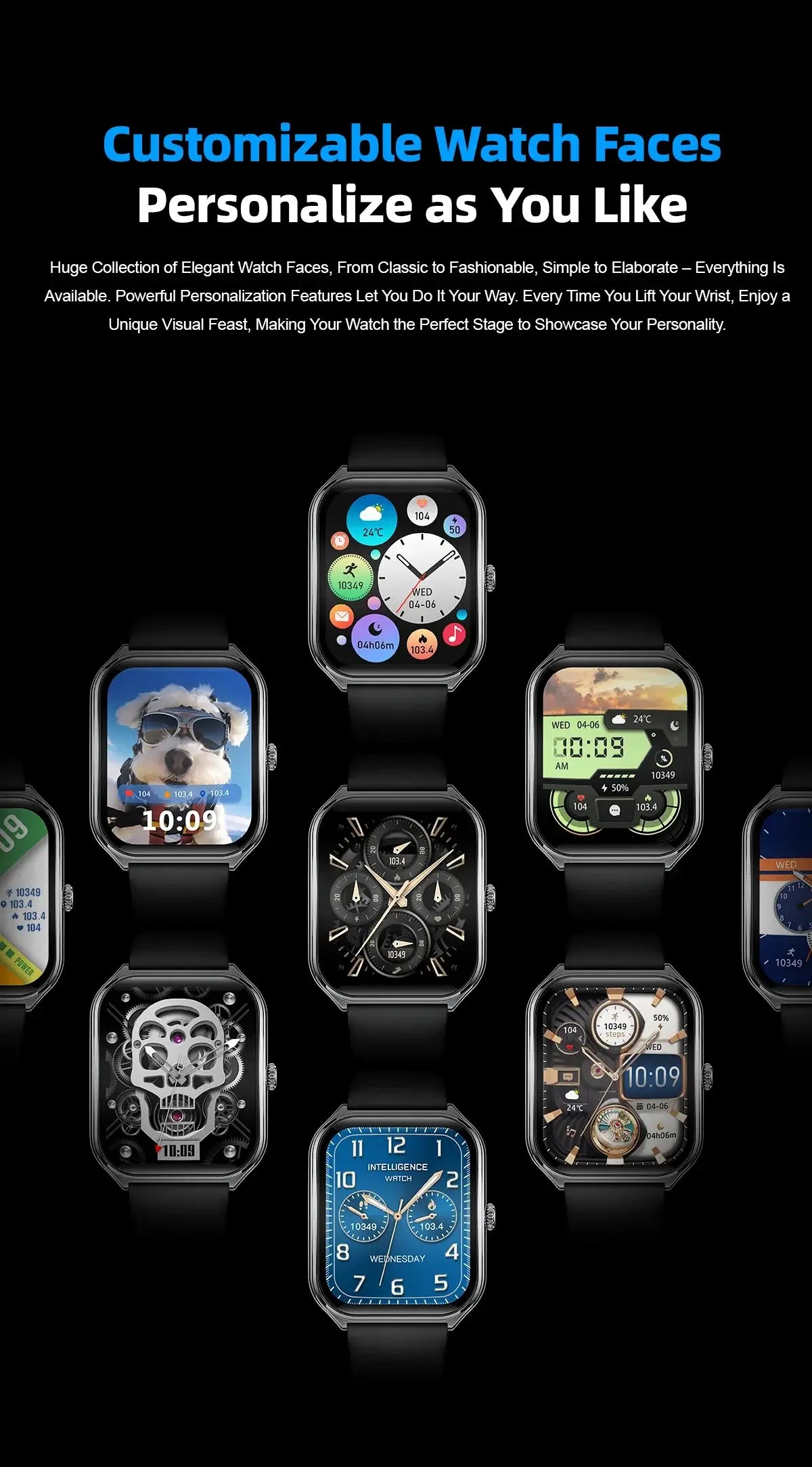 New Ultra Thin Smart Watch men 1.96" AMOLED 360*360 HD Pixel Display