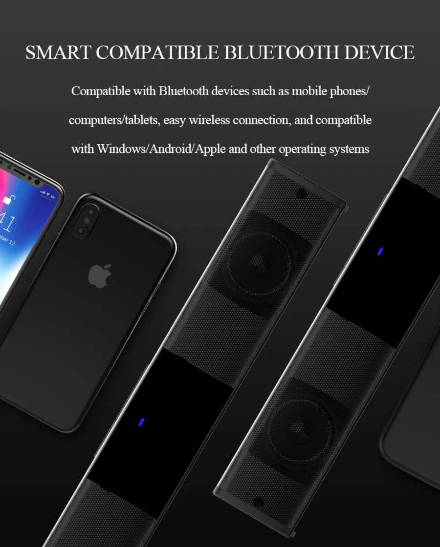 Bluetooth Sound Bar for Home Theater | 3 Channel Speakers - Loja Manuel Coelho