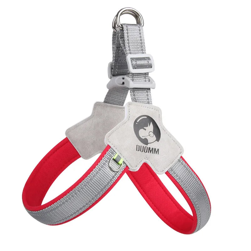 Dog Harness Adjustable Pet Harness Vest For Small Large Dogs Cats Reflective Mesh