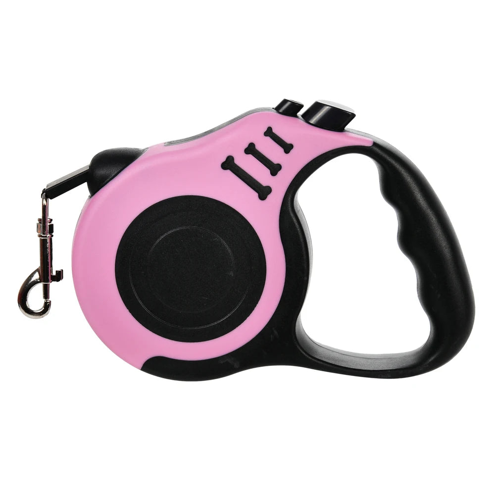 3m 5m Dog Leash Lead For Small Medium Dogs Cats Automatic Retractable Strong Nylon