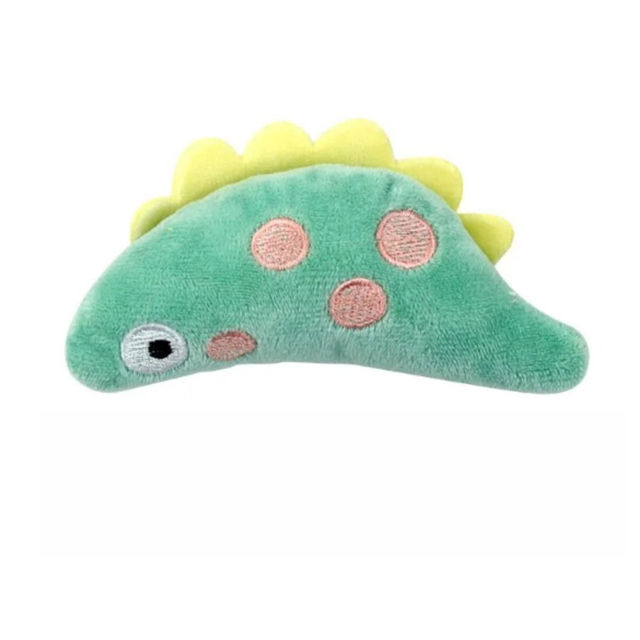 Pet Molar Bite toy Cartoon Stuffed Animal Cute Plush Cat Chew Toy