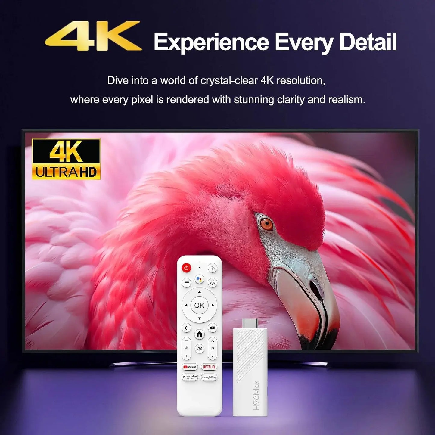 H96 MAX Android TV Stick Allwinner H313 with 2.4G Wifi 5G