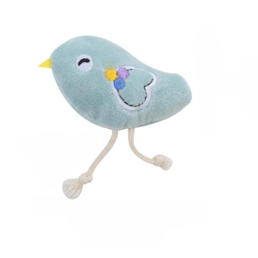 Pet Molar Bite toy Cartoon Stuffed Animal Cute Plush Cat Chew Toy
