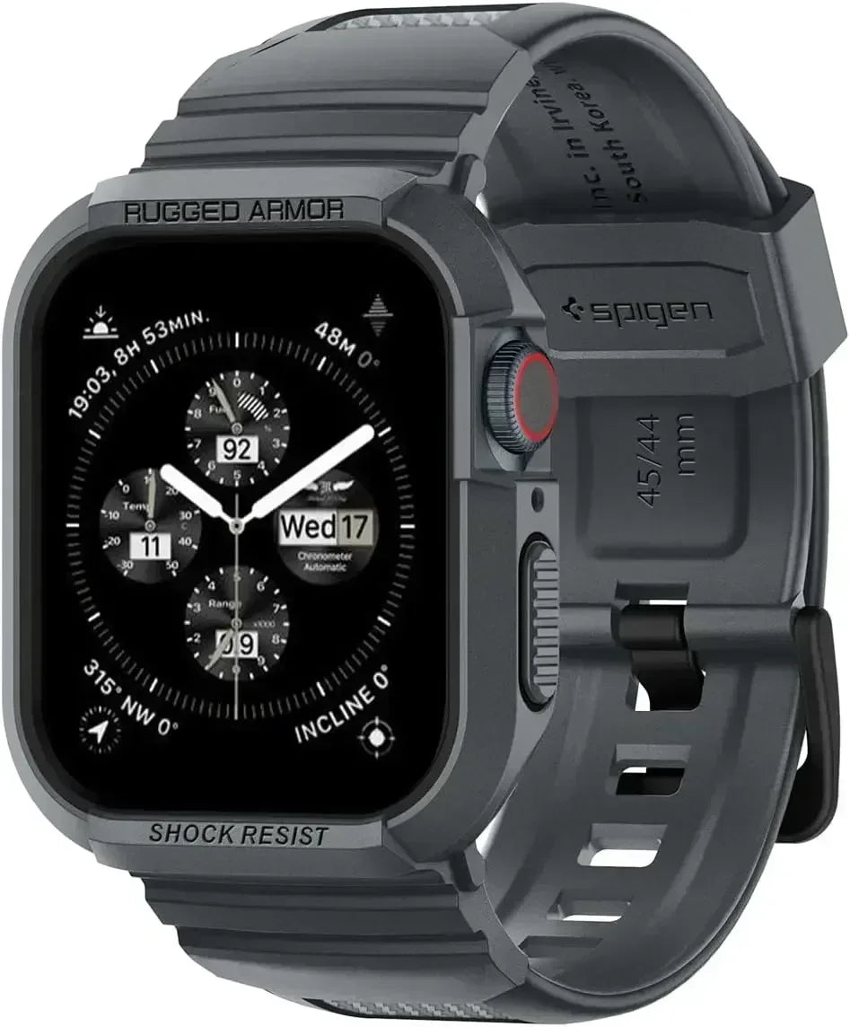Rugged Armor Pro Designed for Apple Watch Ultra 2 Rubber Case with Band