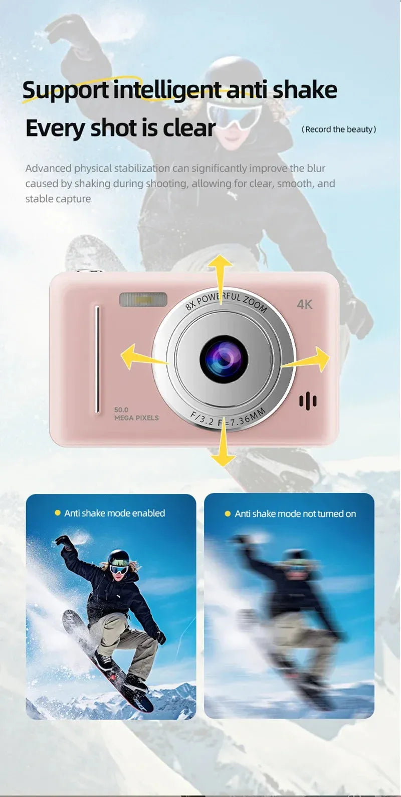 Xiaomi Mijia 4K Digital Camera Dual Camera Flash 50 Million Hd Pixel Pixel Retro - Loja Manuel Coelho