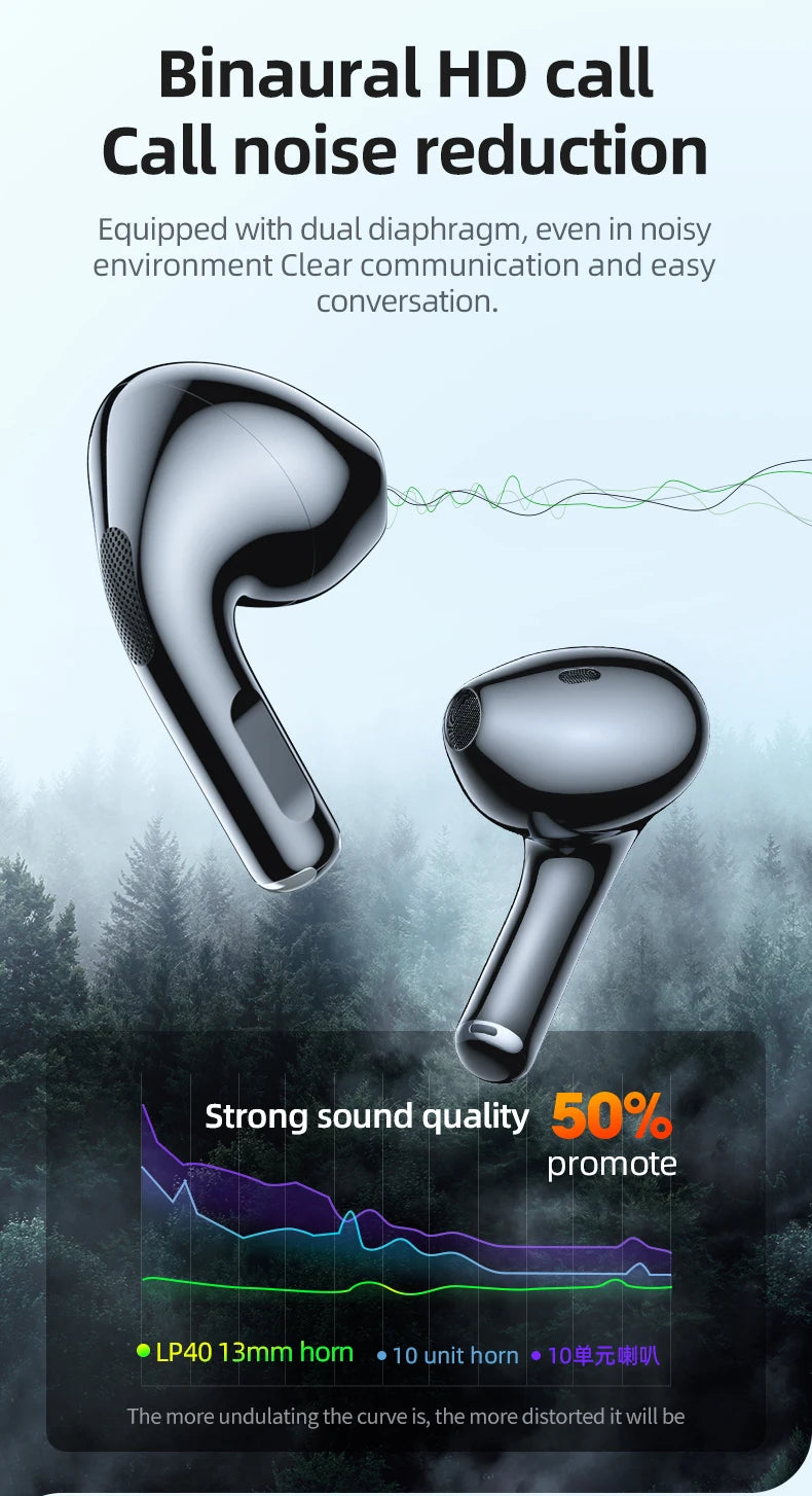Lenovo LP40 Wireless Bluetooth Earphones TWS Touch Control Headset