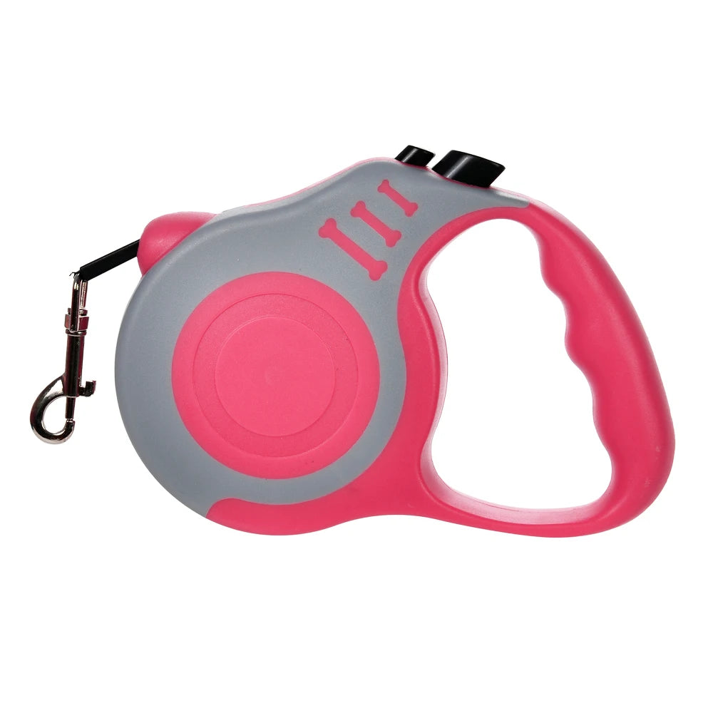 3m 5m Dog Leash Lead For Small Medium Dogs Cats Automatic Retractable Strong Nylon