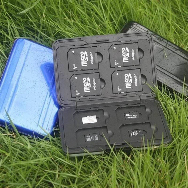 Aluminum Memory Card Case Portable 16 Slots Storage - Loja Manuel Coelho