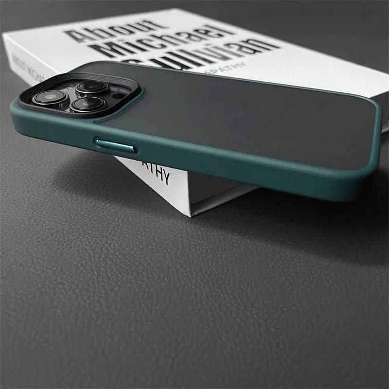 Armor Shockproof Hybrid Case for iPhone 15 14 16 Pro Max Matte Back Cover - Loja Manuel Coelho