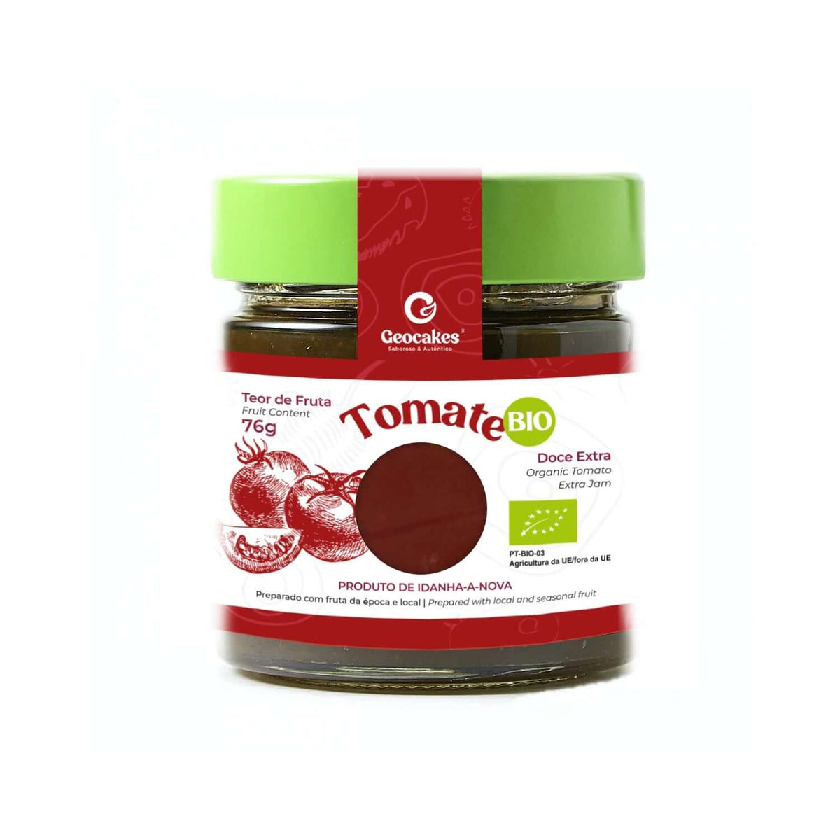 Geocakes Organic Tomato Jam – Traditional Portuguese Preserve – authentic Portuguese food