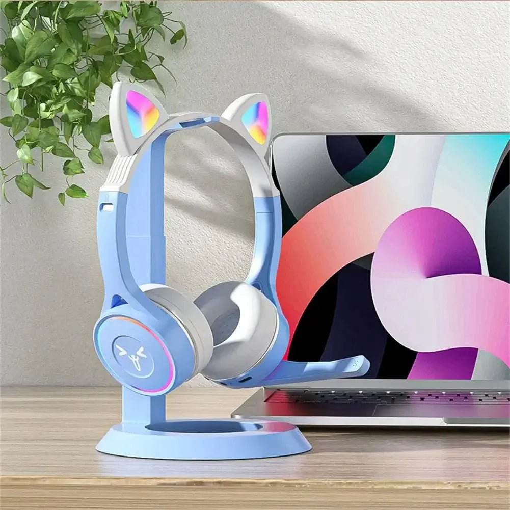 Headphones Cute Cat Ears with LED Flashing - Loja Manuel Coelho
