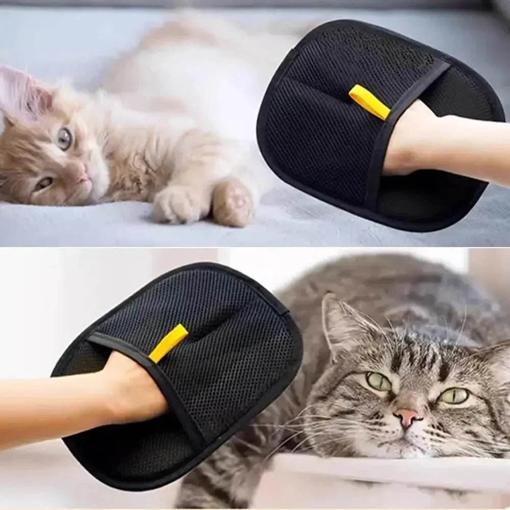 Fur Magnet Pet Hair Remover Glove for Smooth and Healthy Fur Pet for Clothes Sofas - Loja Manuel Coelho