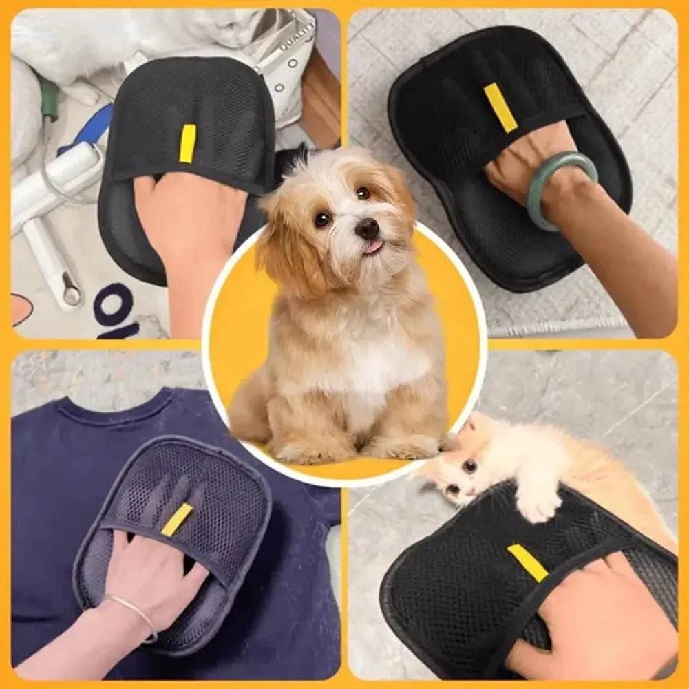 Fur Magnet Pet Hair Remover Glove for Smooth and Healthy Fur Pet for Clothes Sofas - Loja Manuel Coelho