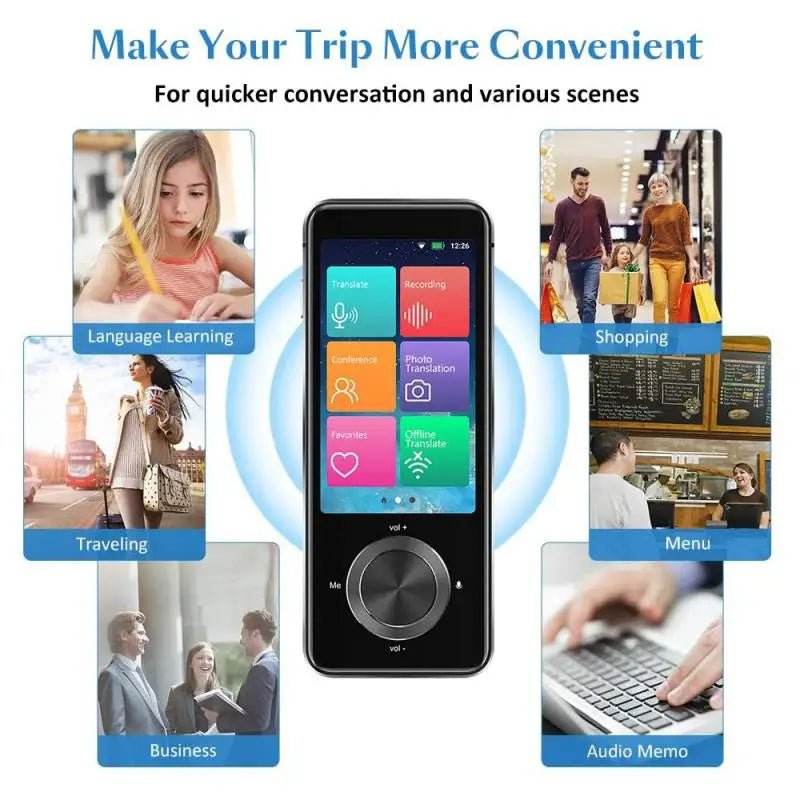 M9 Language Translator Device - 107 Languages Supported - Loja Manuel Coelho