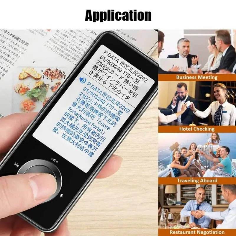 M9 Language Translator Device - 107 Languages Supported - Loja Manuel Coelho