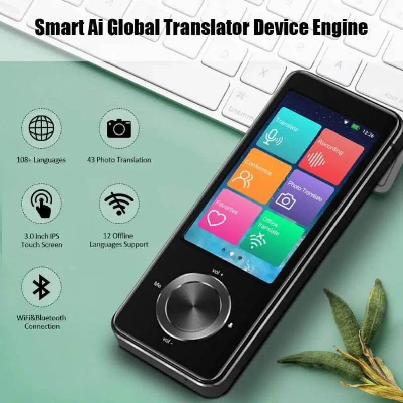 M9 Language Translator Device - 107 Languages Supported - Loja Manuel Coelho