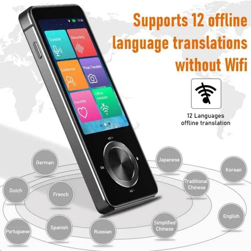 M9 Language Translator Device - 107 Languages Supported - Loja Manuel Coelho