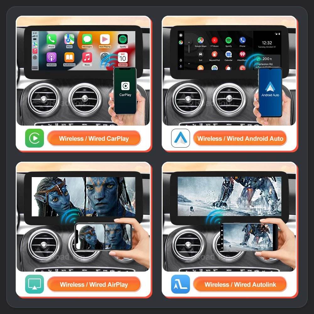 Wireless CarPlay & Android Auto for Mercedes-Benz W205 W176 - Loja Manuel Coelho
