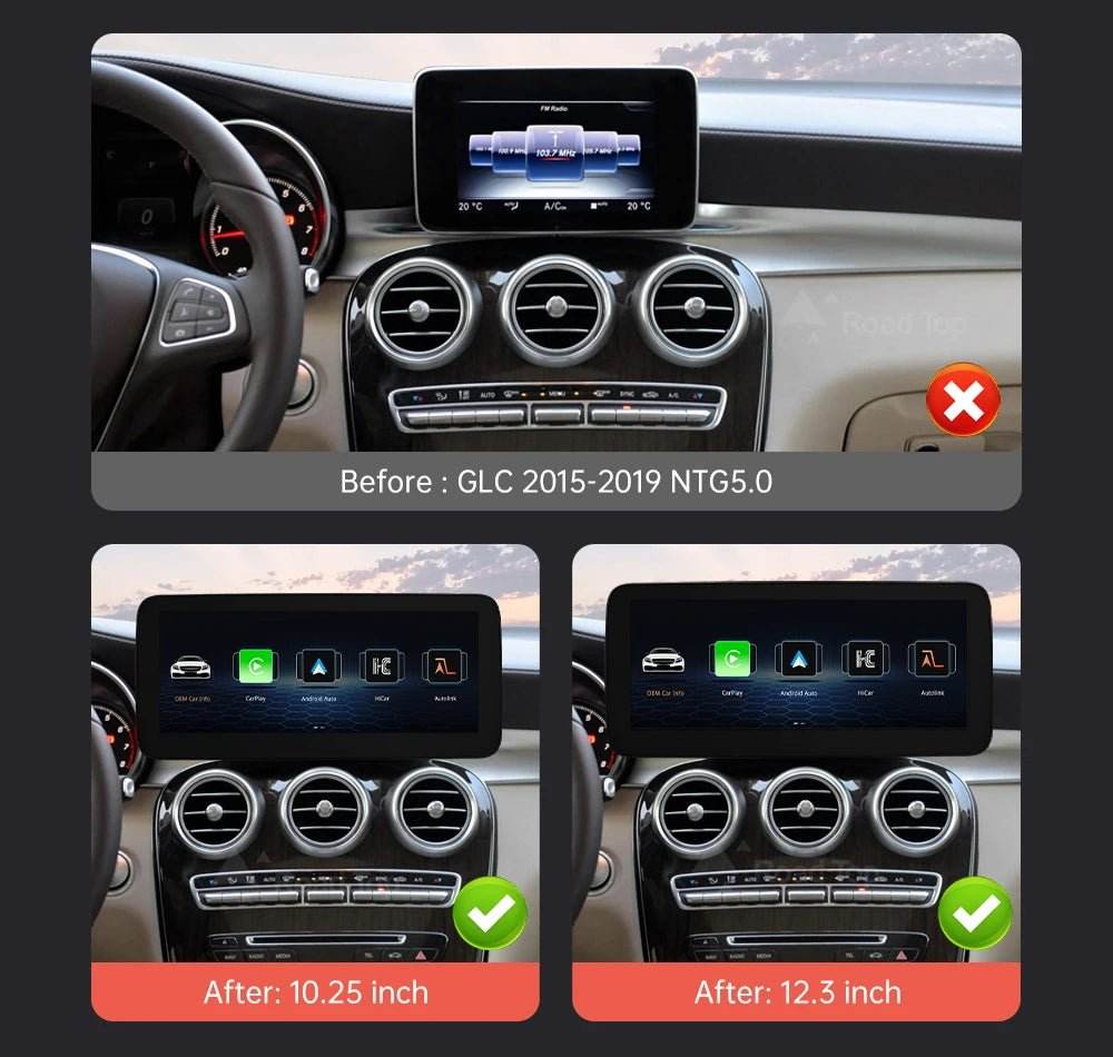 Wireless CarPlay & Android Auto for Mercedes-Benz W205 W176 - Loja Manuel Coelho