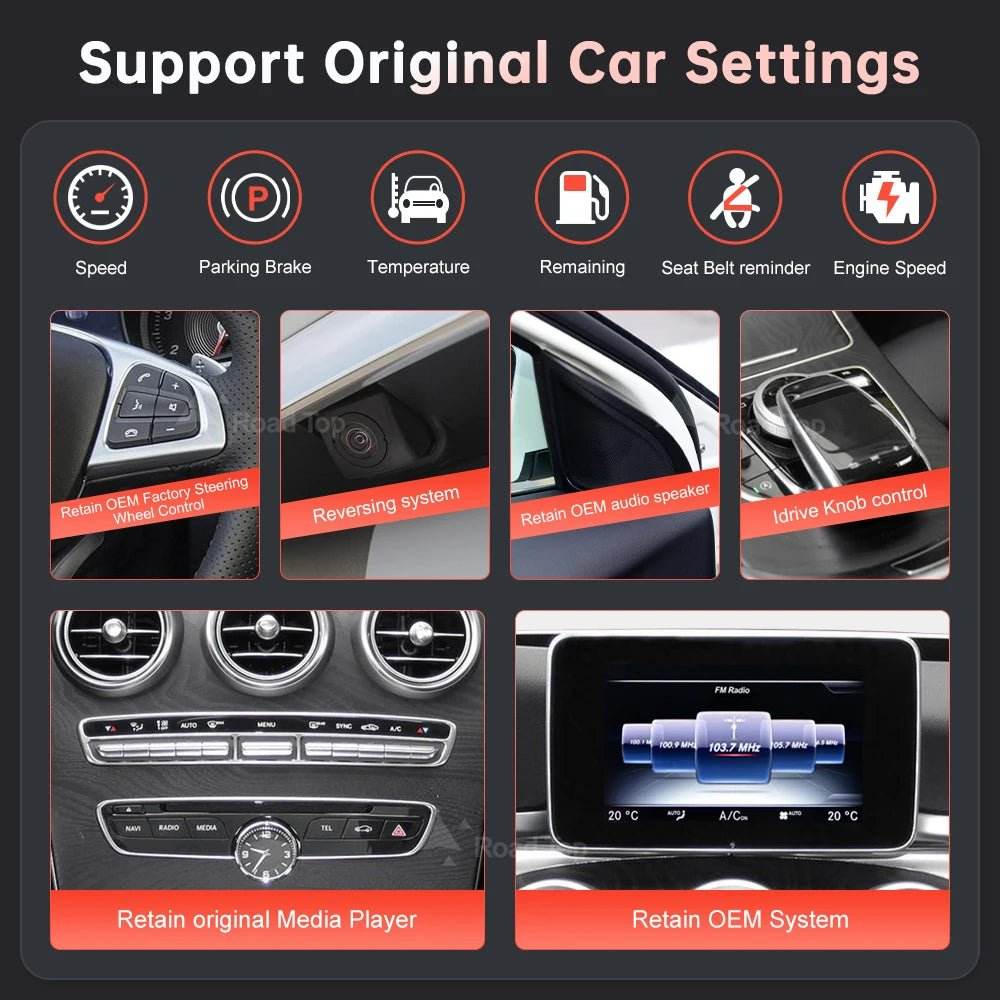 Wireless CarPlay & Android Auto for Mercedes-Benz W205 W176 - Loja Manuel Coelho