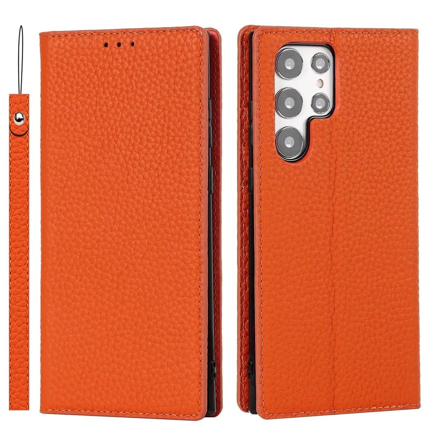 Loja Manuel Coelho Litchi Texture Phone Case for S24 Ultra - Loja Manuel Coelho