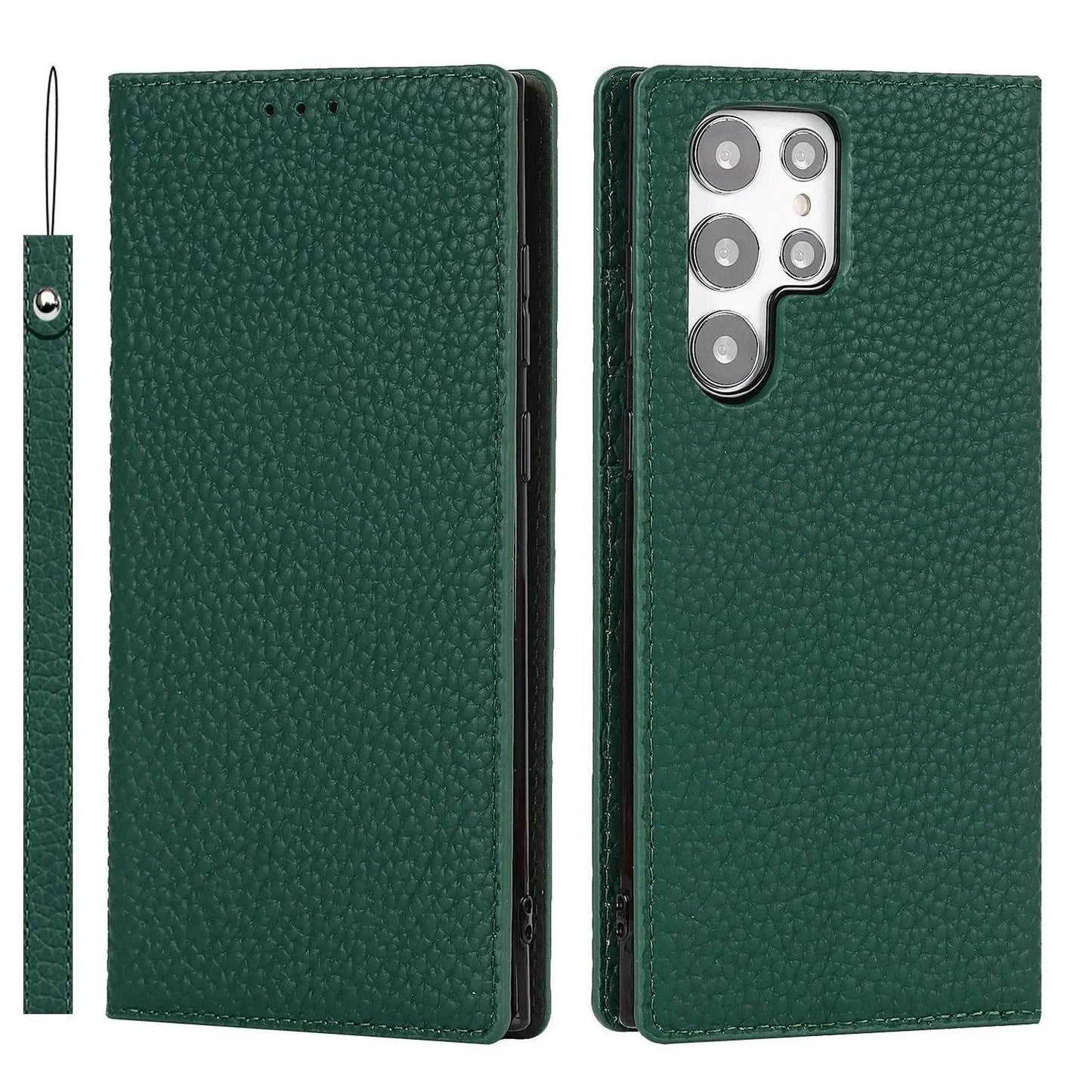 Loja Manuel Coelho Litchi Texture Phone Case for S24 Ultra - Loja Manuel Coelho