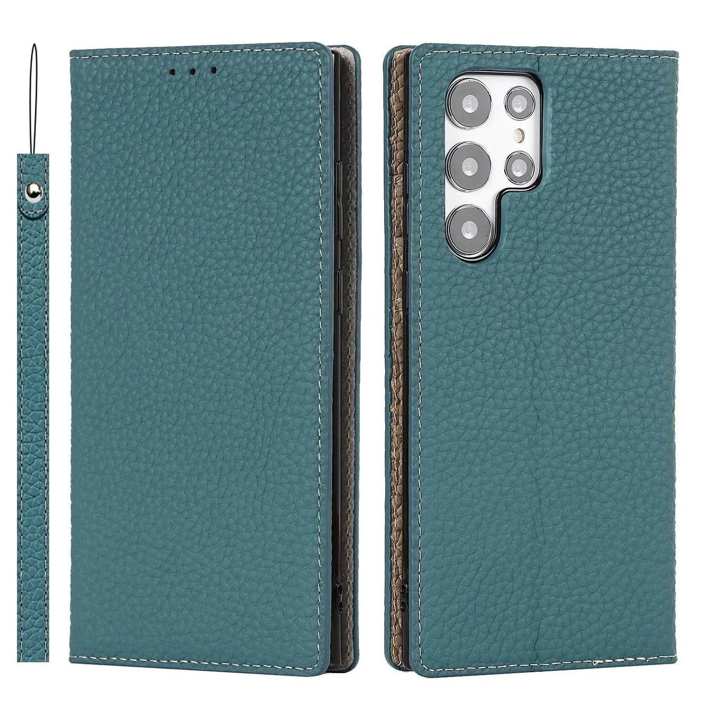 Loja Manuel Coelho Litchi Texture Phone Case for S24 Ultra - Loja Manuel Coelho