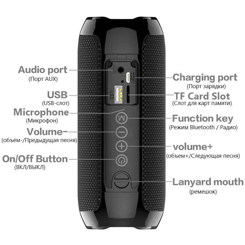 Loja Manuel Coelho Rechargeable Bluetooth Speaker for Music - Loja Manuel Coelho