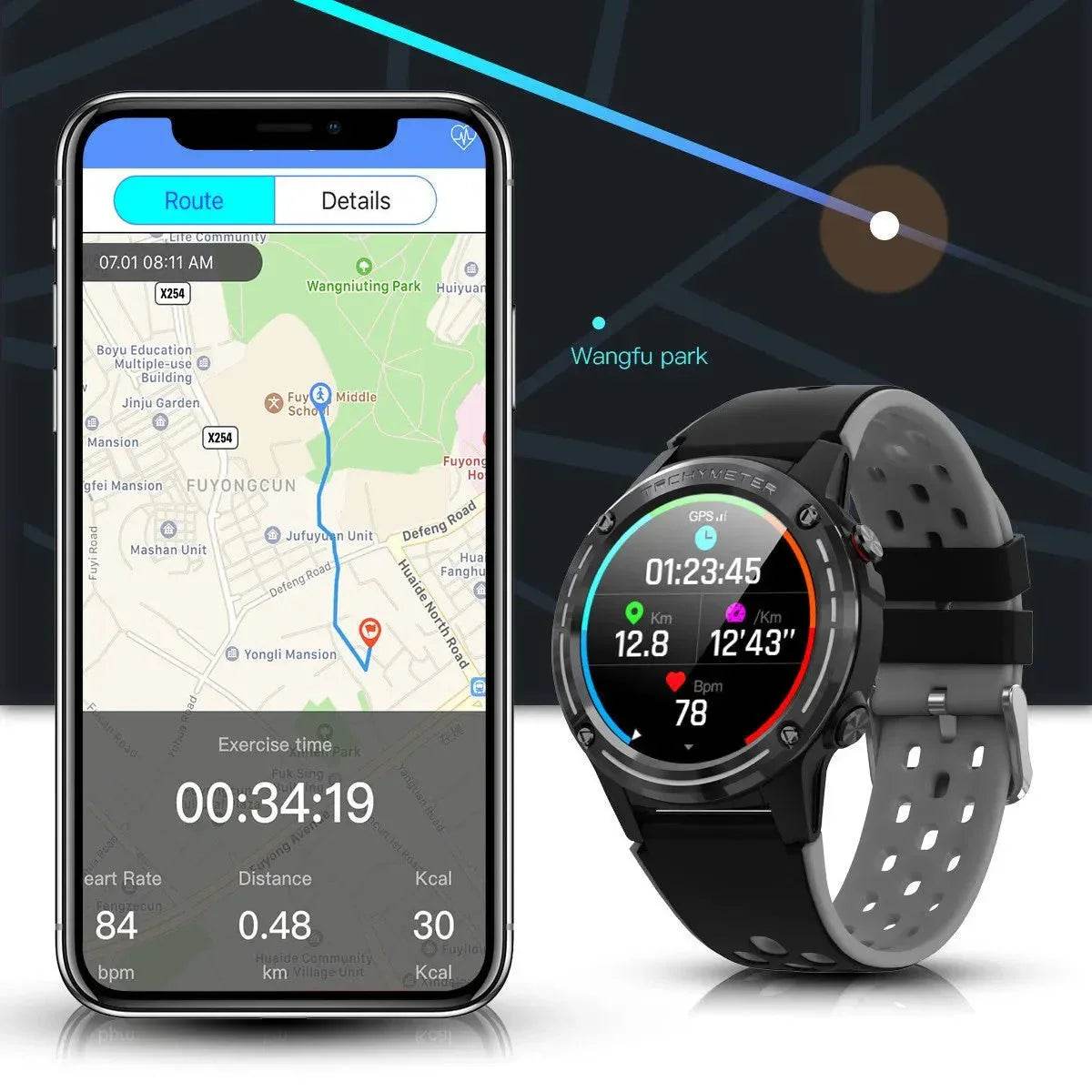 Loja Manuel Coelho Sports Smart Watch for Men - Durable, GPS, Step Tracker - Loja Manuel Coelho