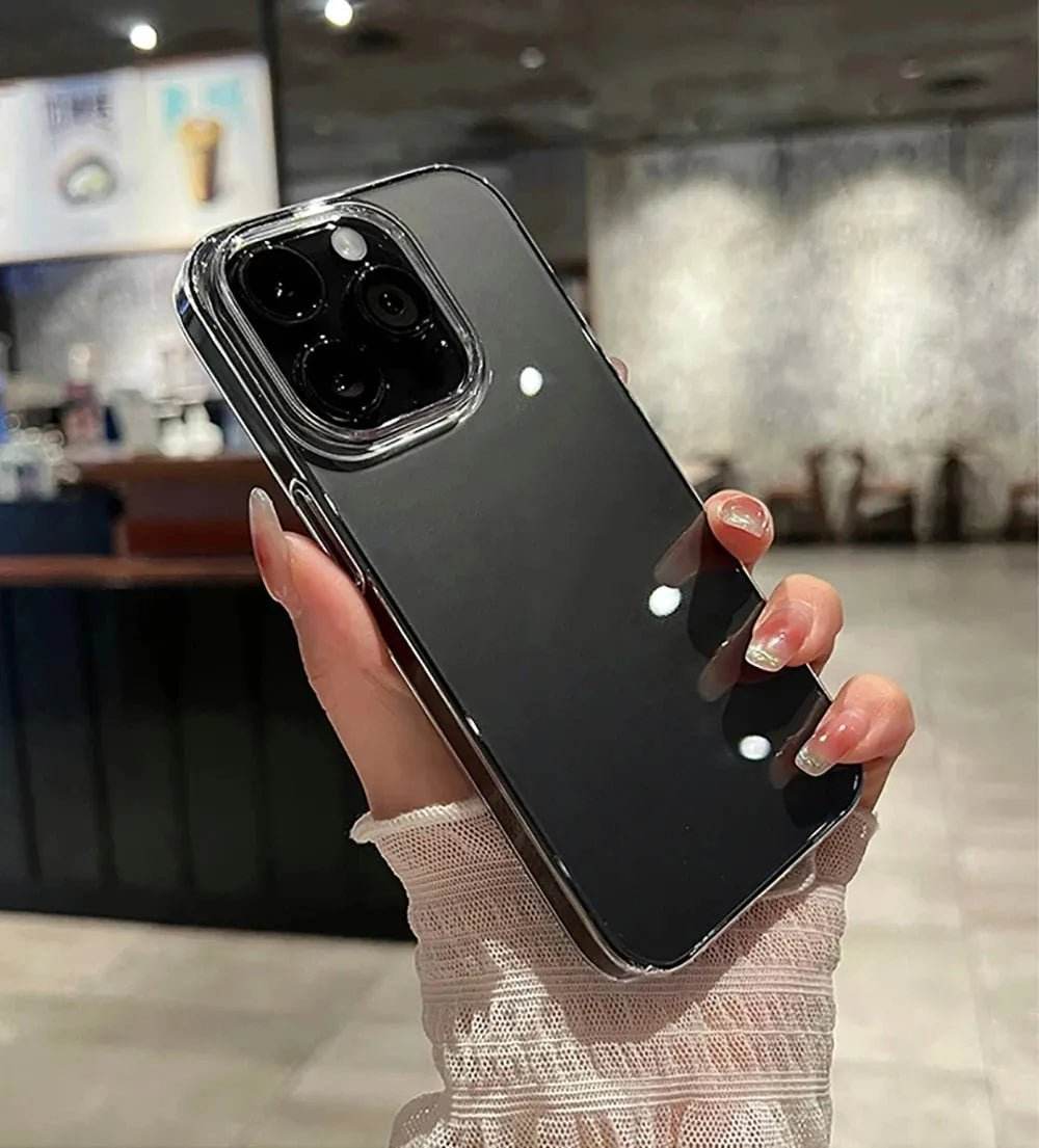 Luxury Transparent Soft Phone Cases iPhone16 15 14 13 12 11 - Loja Manuel Coelho