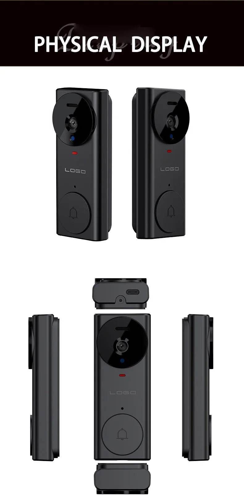 M17 Smart Video Doorbell | HD Night Vision | Tuya Smart - Loja Manuel Coelho