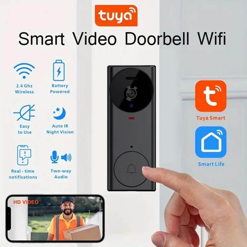 M17 Smart Video Doorbell | HD Night Vision | Tuya Smart - Loja Manuel Coelho